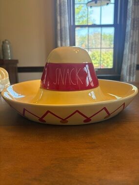 Rae Dunn Large Chips and Salsa Bowl